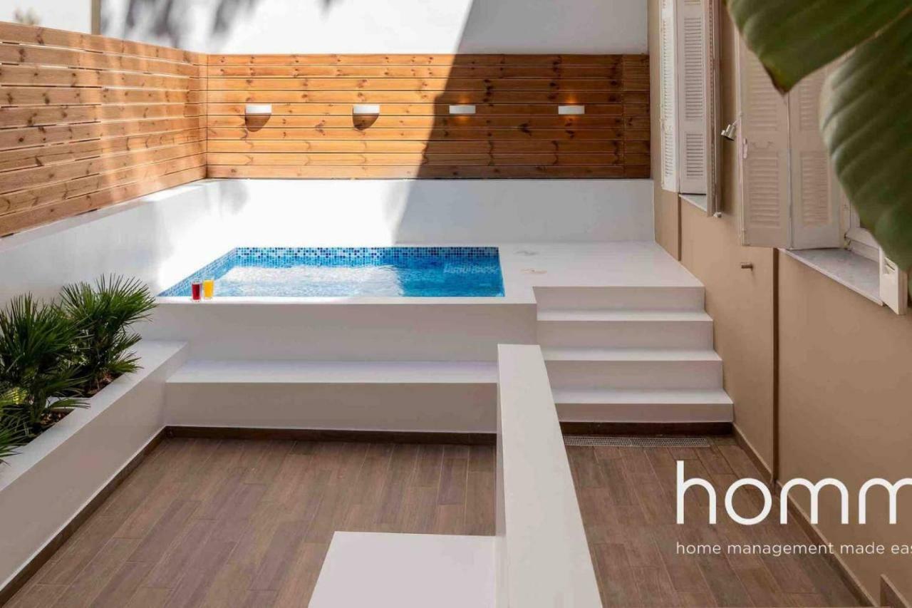 Nemeseos Ground Floor Homm Apartment With Roof Garden And Wading Pool Atenas Exterior foto