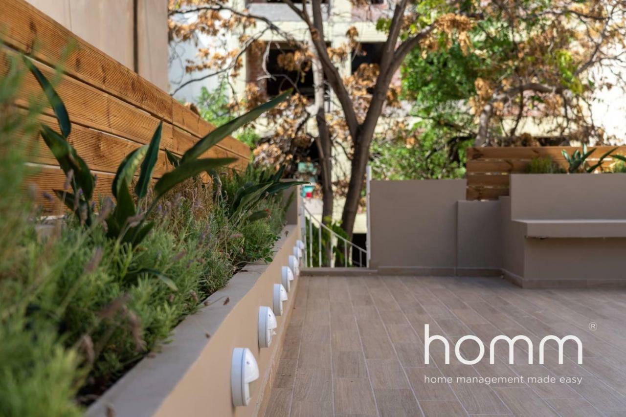 Nemeseos Ground Floor Homm Apartment With Roof Garden And Wading Pool Atenas Exterior foto